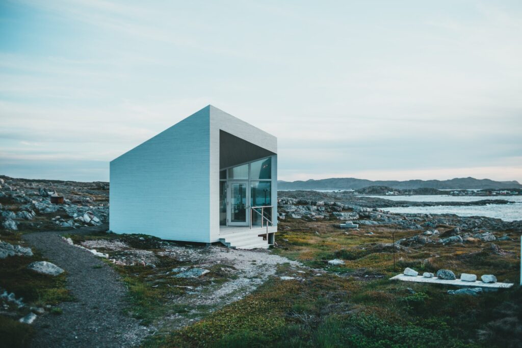 Tiny home overlooking sea